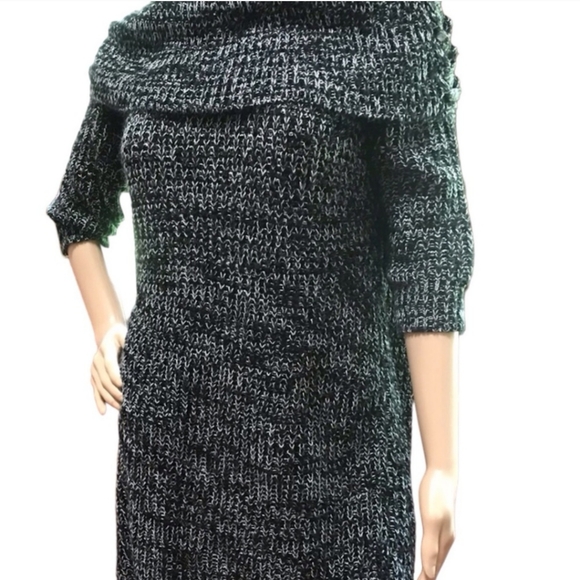 Heather Knit Tunic Dress - Picture 2 of 10